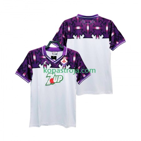 Billiga Fotbollströjor ACF Fiorentina 1992 1993 Retro Borta tröja Kortärmad